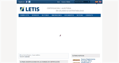 Desktop Screenshot of letis.org